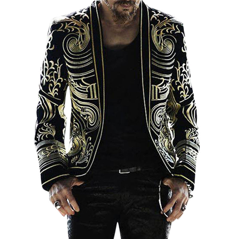 Trendy Travis Printed Men's Cardigan