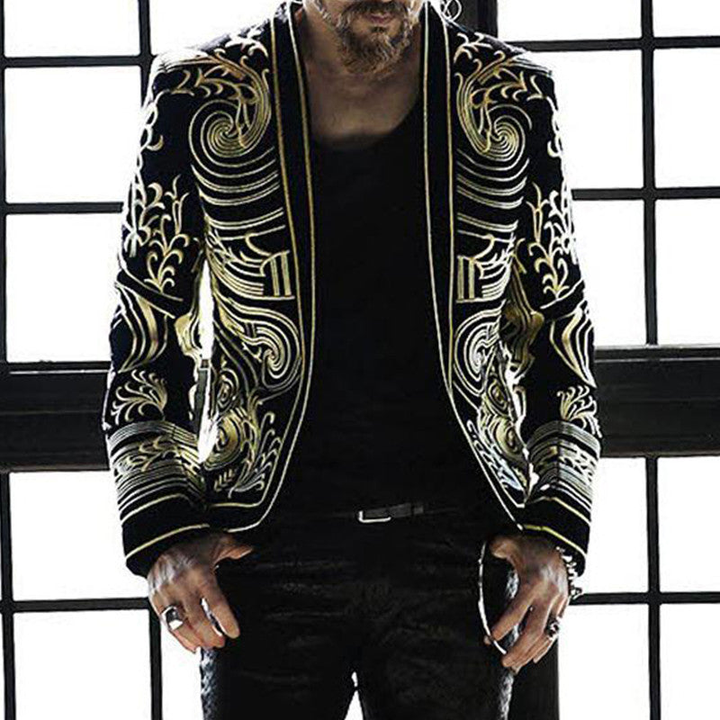 Trendy Travis Printed Men's Cardigan