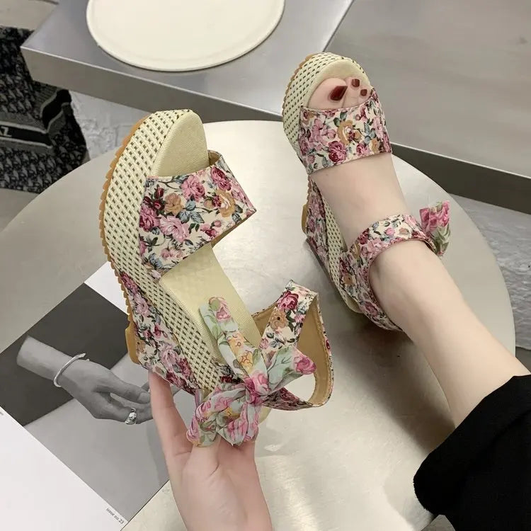 VivaLace Custom Wedge Sandals