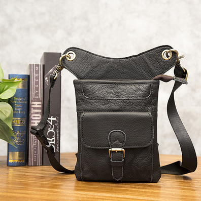 Men's Leather Hip Bag