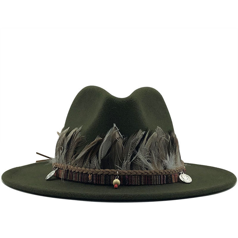 Ladies Woolen Jazz Top Hat