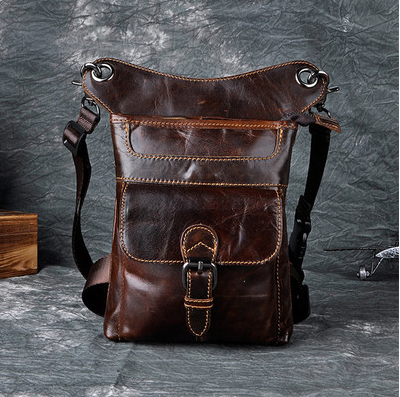 Men's Leather Hip Bag