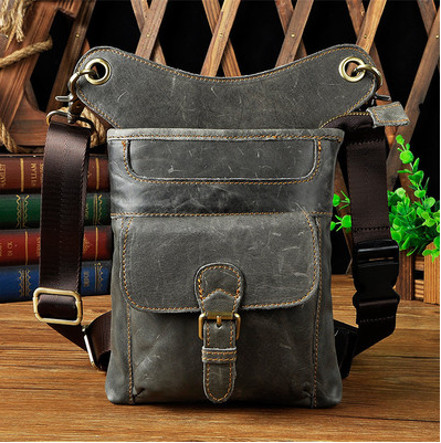 Men's Leather Hip Bag