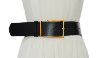 Leather Wide Belt
