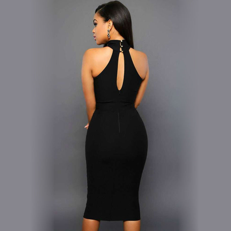 Women Sleeveless Evening Bodycon Dress