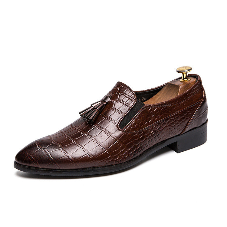 Pointed Paul Gator Print Dress Shoe