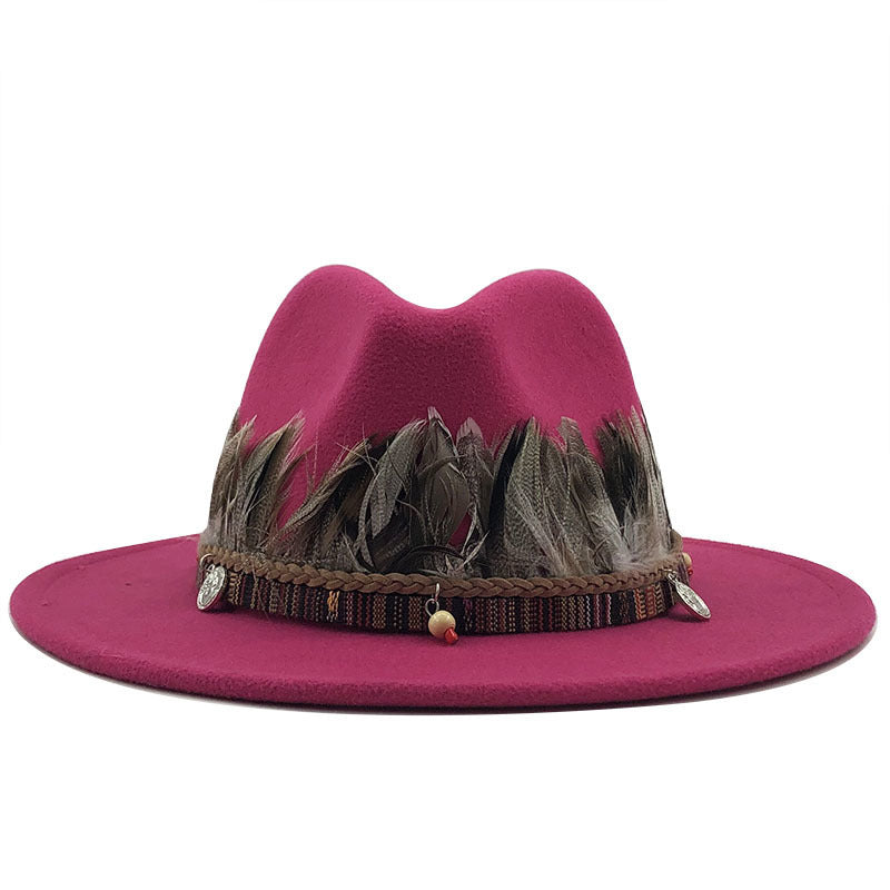 Ladies Woolen Jazz Top Hat