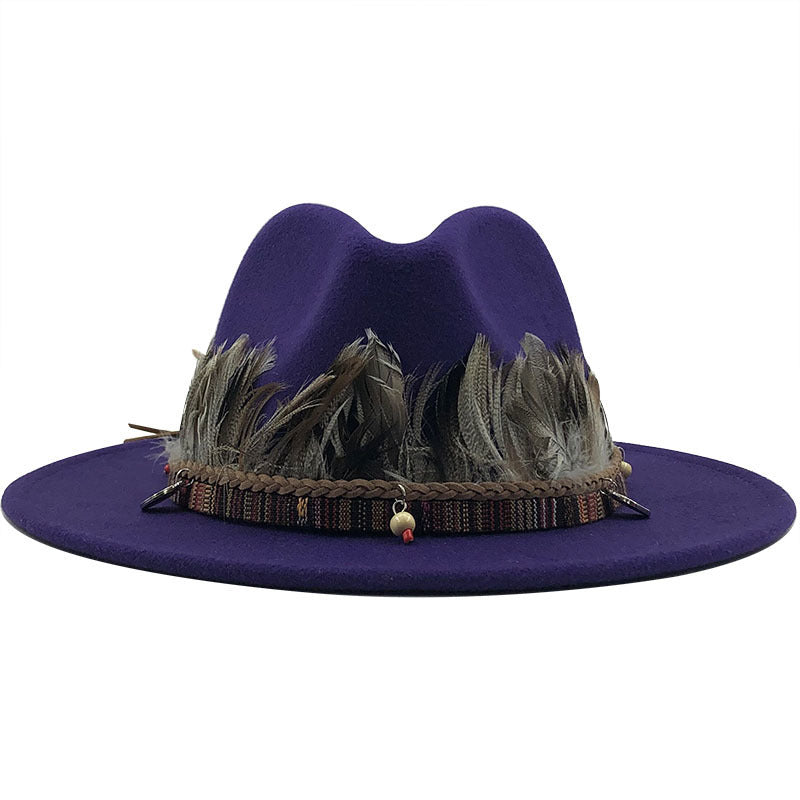Ladies Woolen Jazz Top Hat