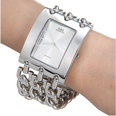 Luxury Stainless Steel Strap Quartz Watch