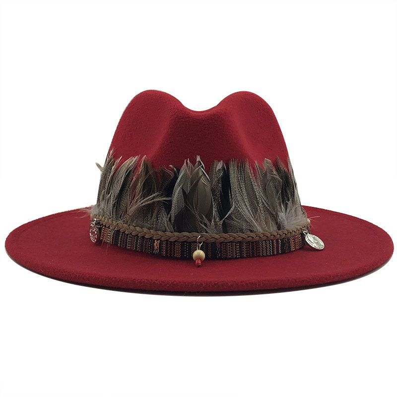 Ladies Woolen Jazz Top Hat