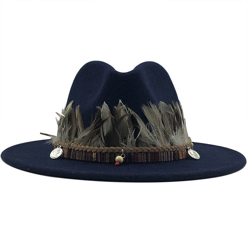 Ladies Woolen Jazz Top Hat