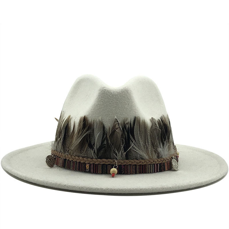 Ladies Woolen Jazz Top Hat