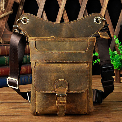 Men's Leather Hip Bag