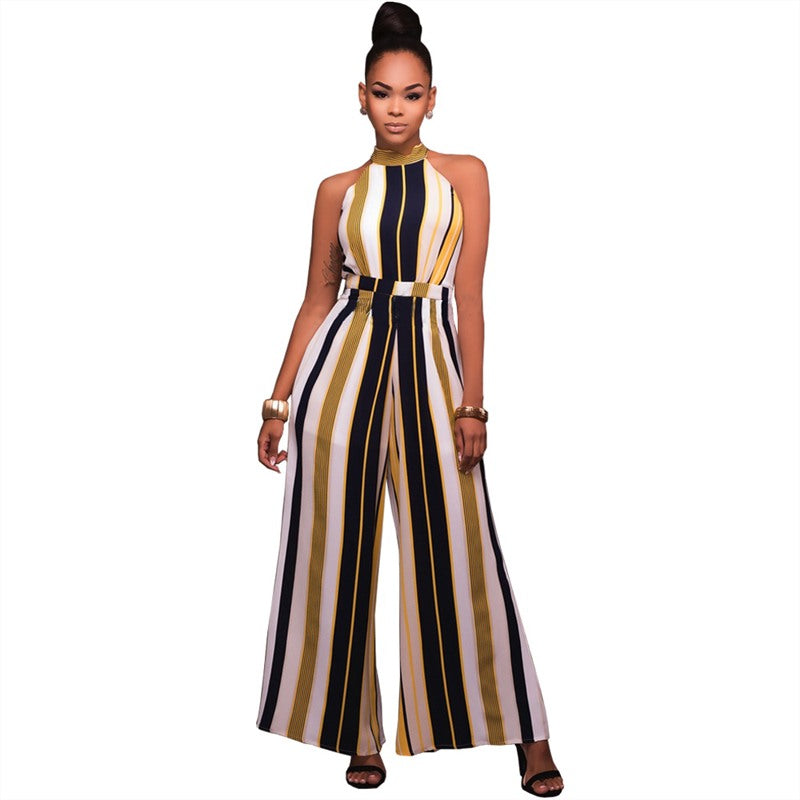 Summer Elegant Halter Jumpsuit
