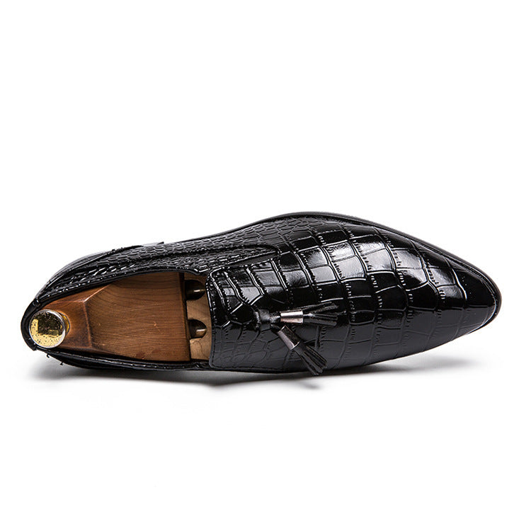 Pointed Paul Gator Print Dress Shoe