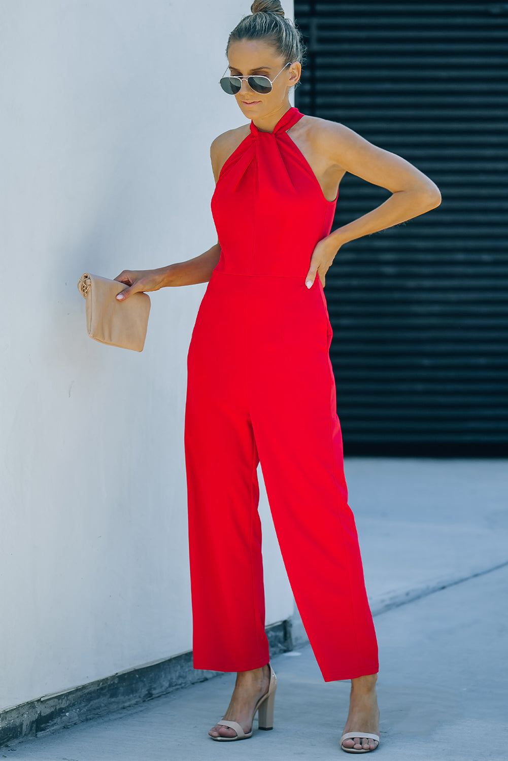 Twisted Grecian Jumpsuit