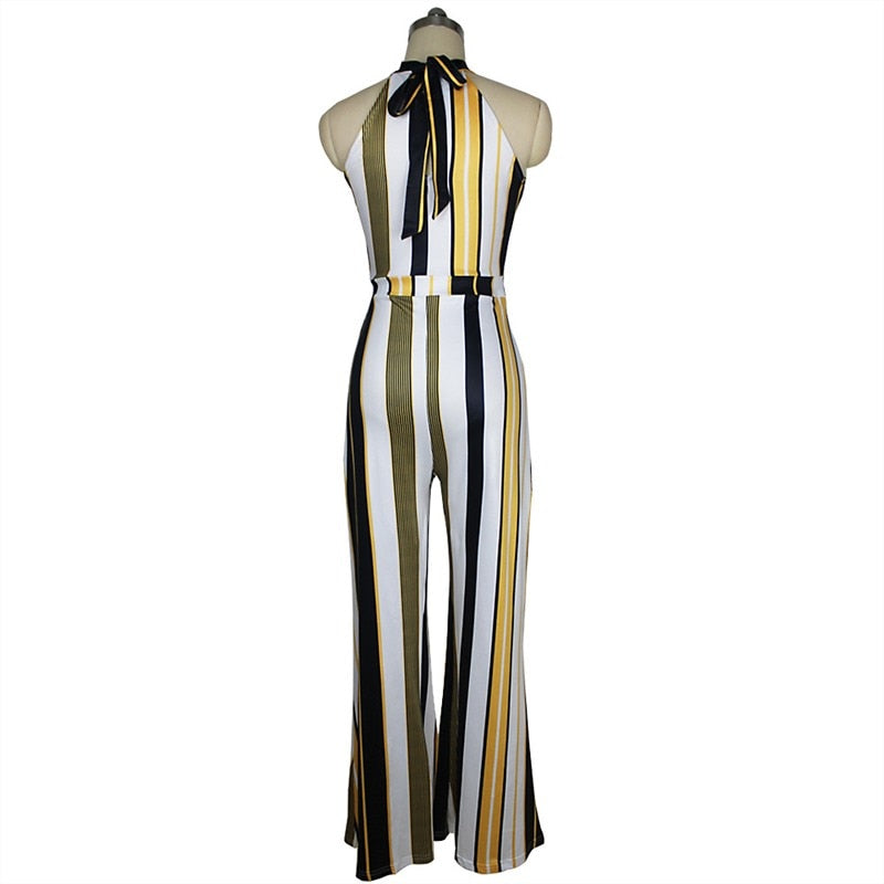 Summer Elegant Halter Jumpsuit