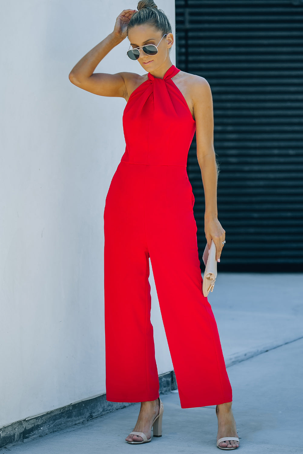 Twisted Grecian Jumpsuit