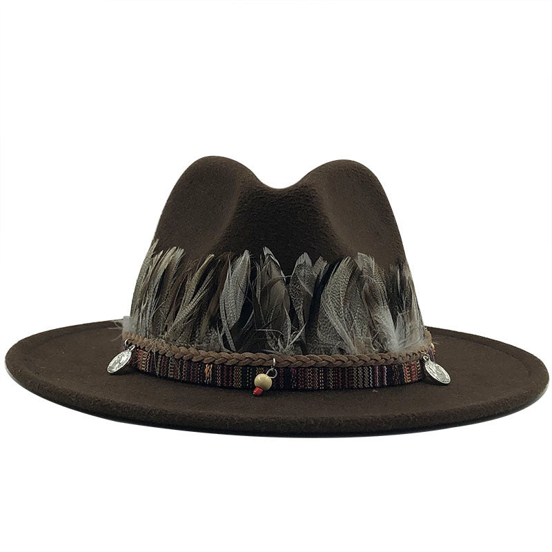 Ladies Woolen Jazz Top Hat