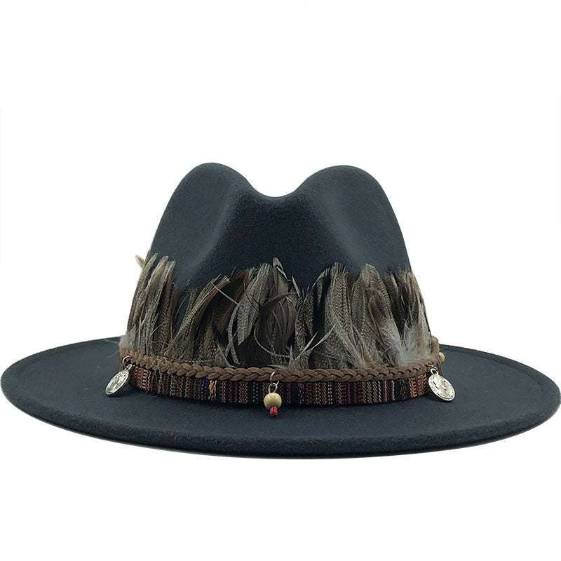 Ladies Woolen Jazz Top Hat