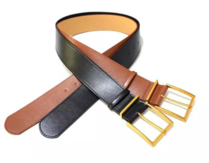 Leather Wide Belt
