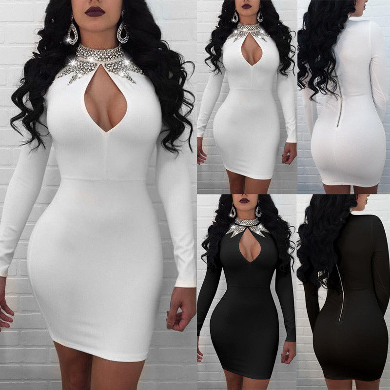 Women's Long Sleeve Night Life Dress