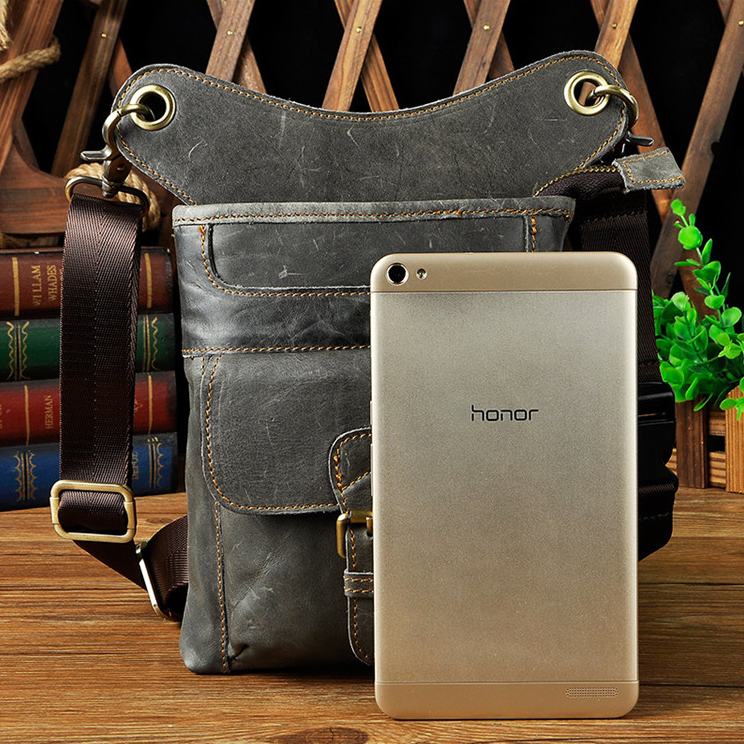 Men's Leather Hip Bag