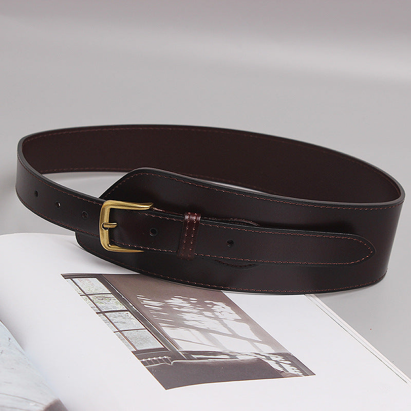 Irregular Leather All Match Belt