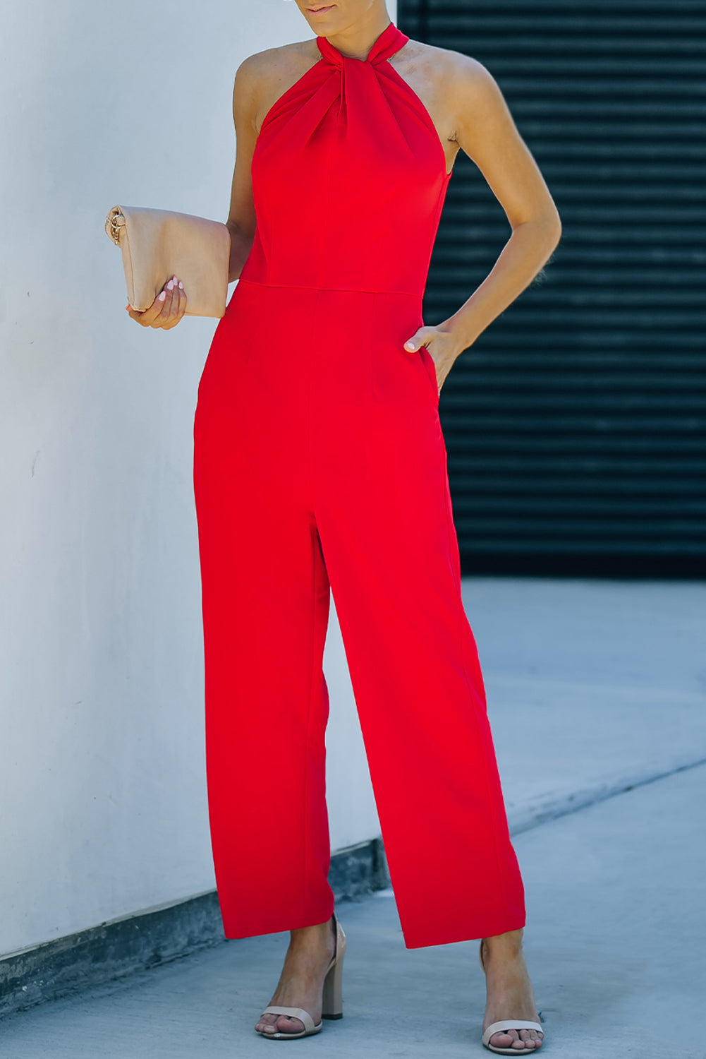 Twisted Grecian Jumpsuit
