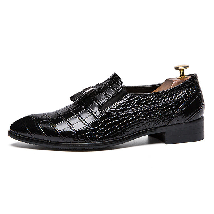 Pointed Paul Gator Print Dress Shoe