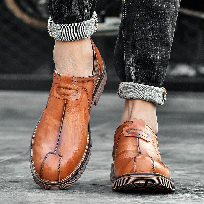 Trendy Casual Genuine Leather Loafers