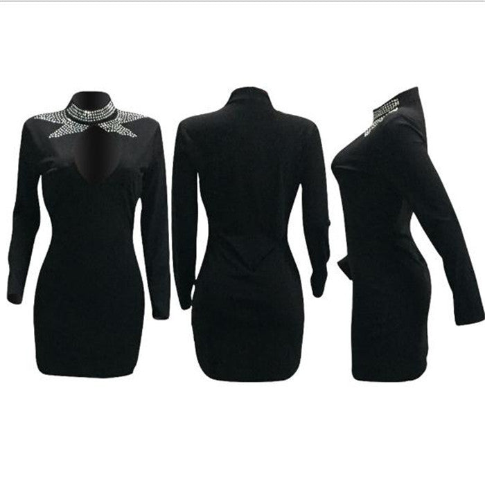 Women's Long Sleeve Night Life Dress