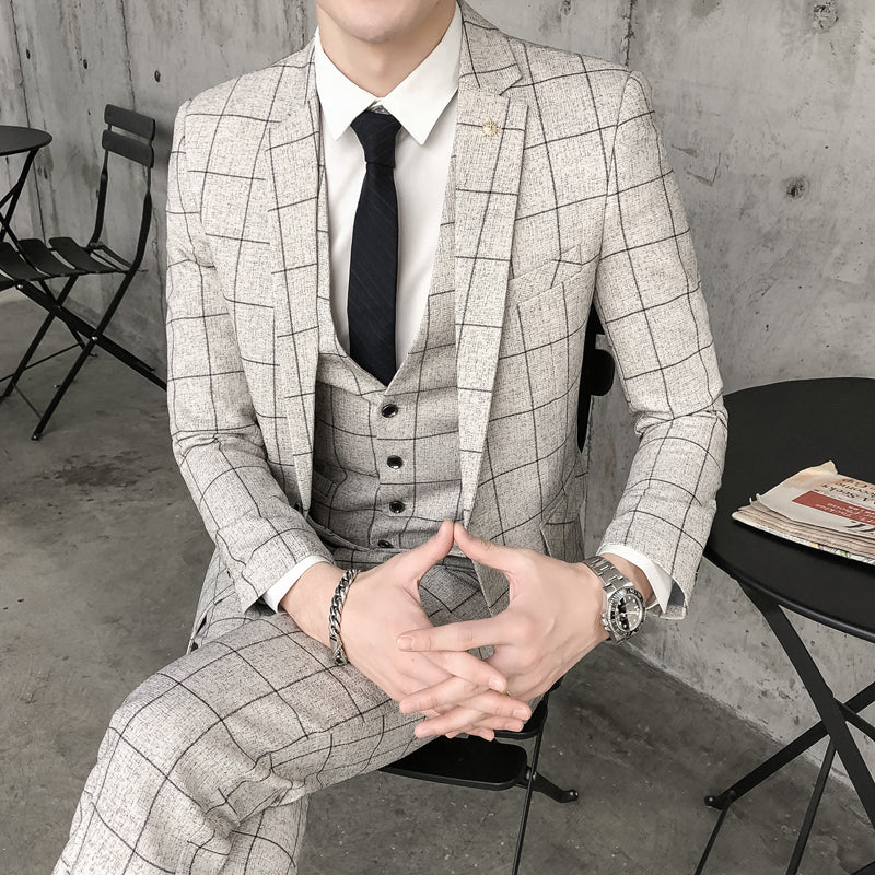Total Transformation Boutique Plaid Business Suit