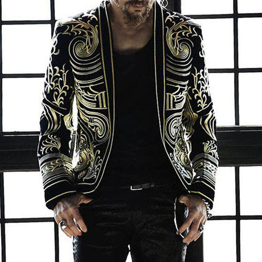 Trendy Travis Printed Men's Cardigan