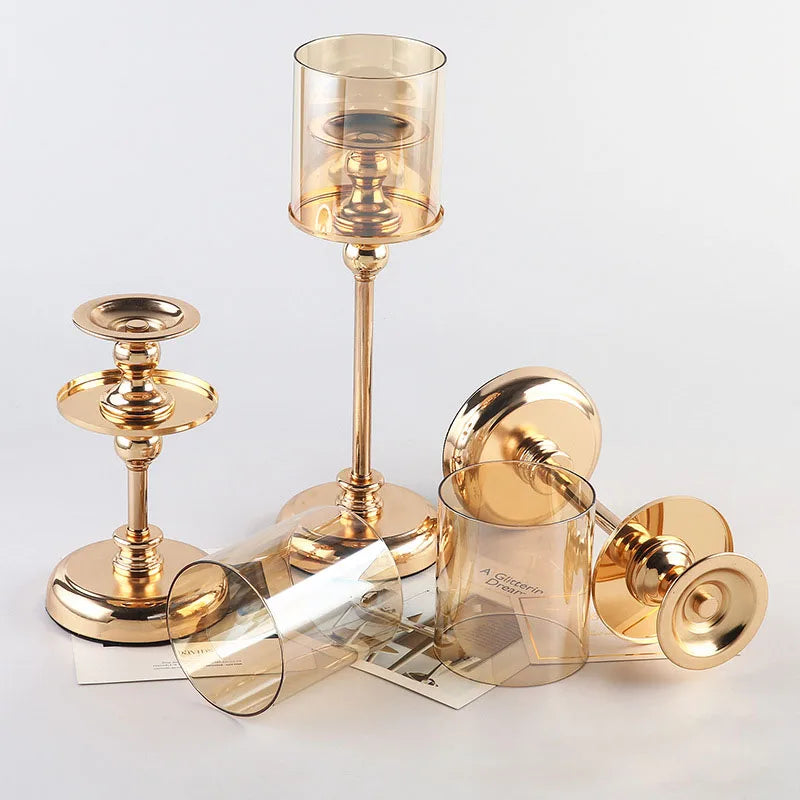 Luxury Vintage Metal Candle Holders