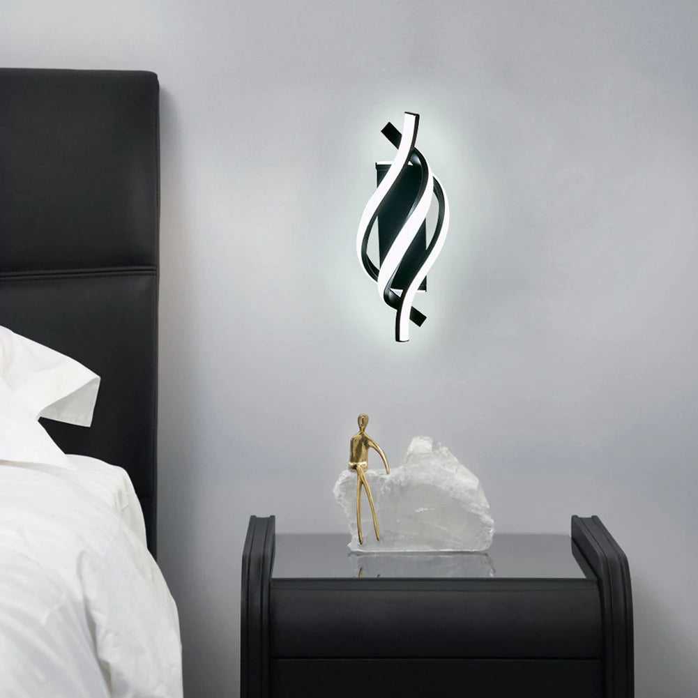 Curved Bedroom Wall Night Light