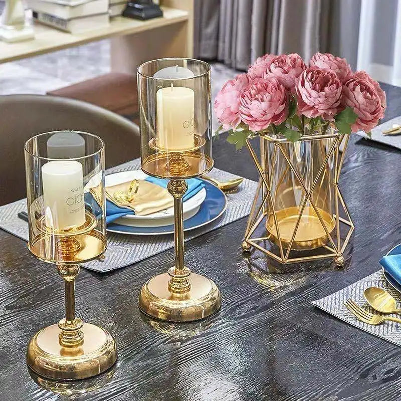 Luxury Vintage Metal Candle Holders