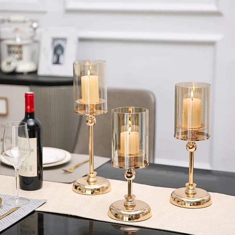 Luxury Vintage Metal Candle Holders