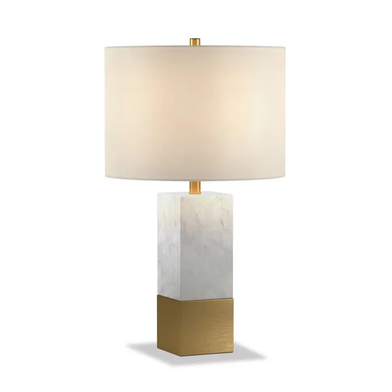 Evelyn & Zoe Cararra-Style Marble Table Lamp