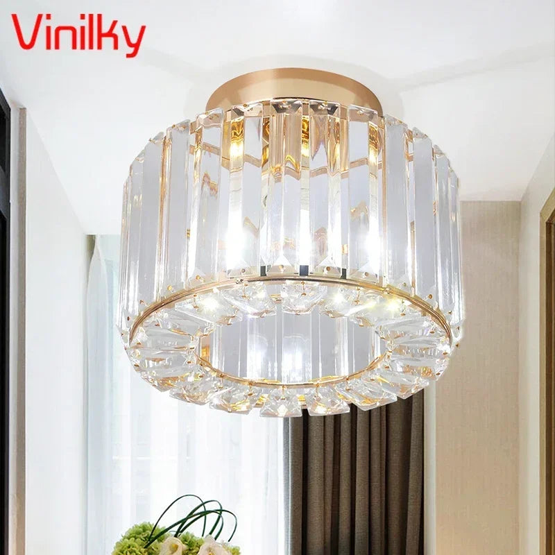 Modern Crystal Ceiling Chandeliers Lamp