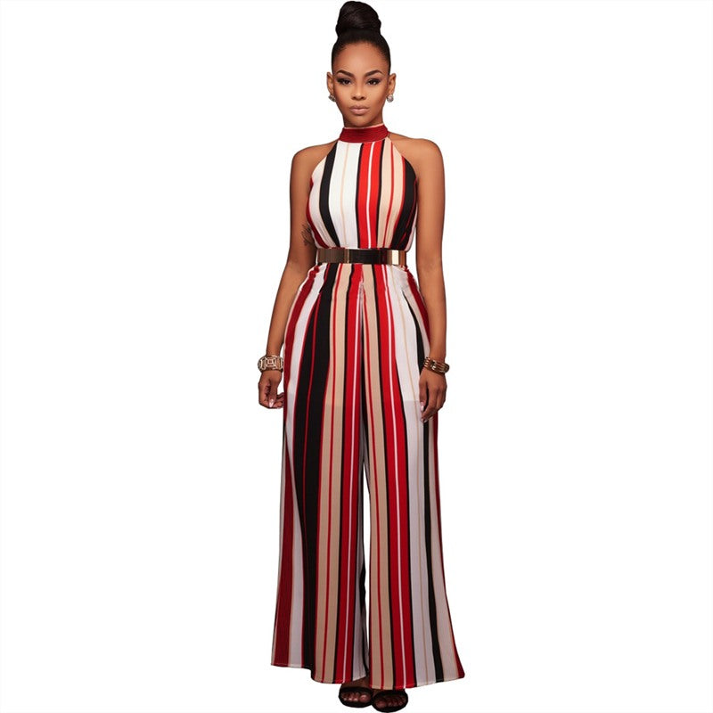 Summer Elegant Halter Jumpsuit